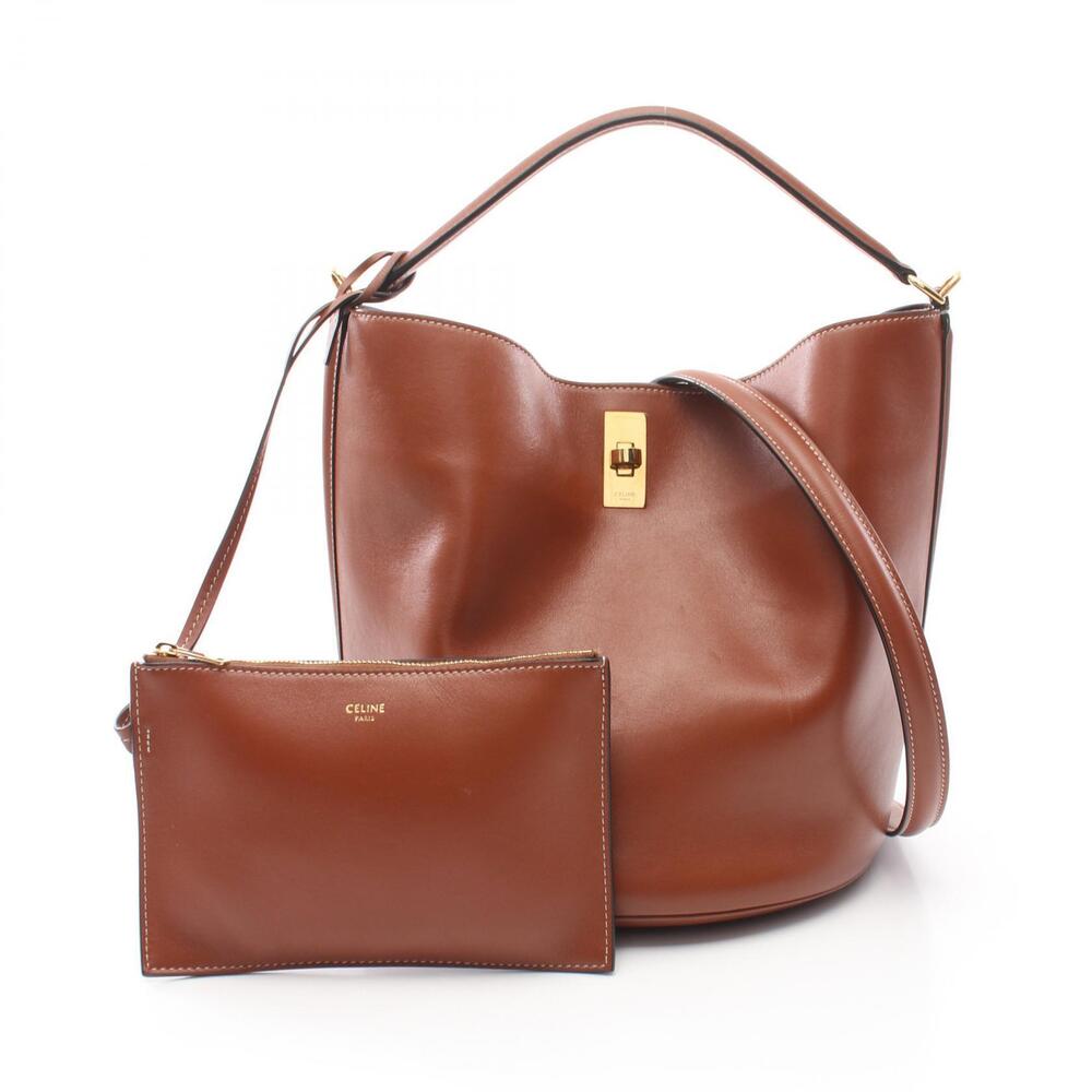 Celine Bucket Seize handbag leather brown